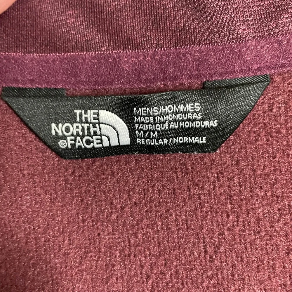 The North Face Men Medium Canyonlands 1/2 Zip Pullover Burgundy Outdoor Gorpcore